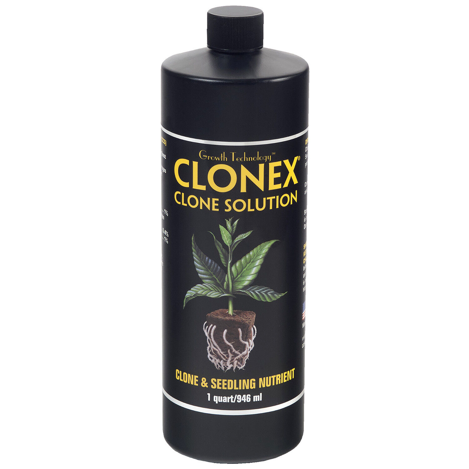 HydroDynamics Clonex Clone Solution - Clone & Seedling Nutrient, 1 Quart