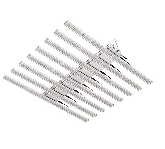 8-Bar 640W Commercial LED Grow Light PL131 Full Spectrum Dimmable Open Box