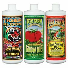 Fox Farm Liquid Nutrient Soil Trio: Big Bloom, Grow Big, Tiger Bloom - 32 oz picture