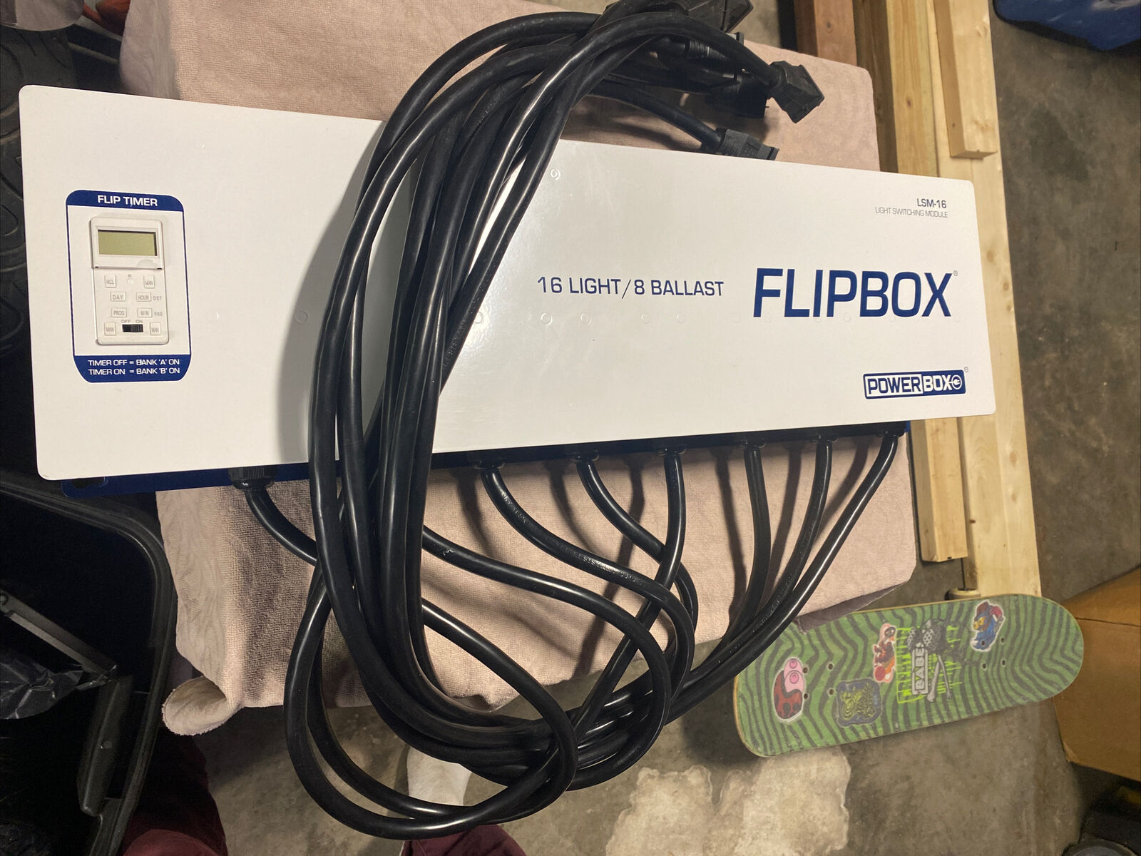 Power Box LSM-16 FlipBox 16 Ballast Flipper Light Flipper Grow Light Switching