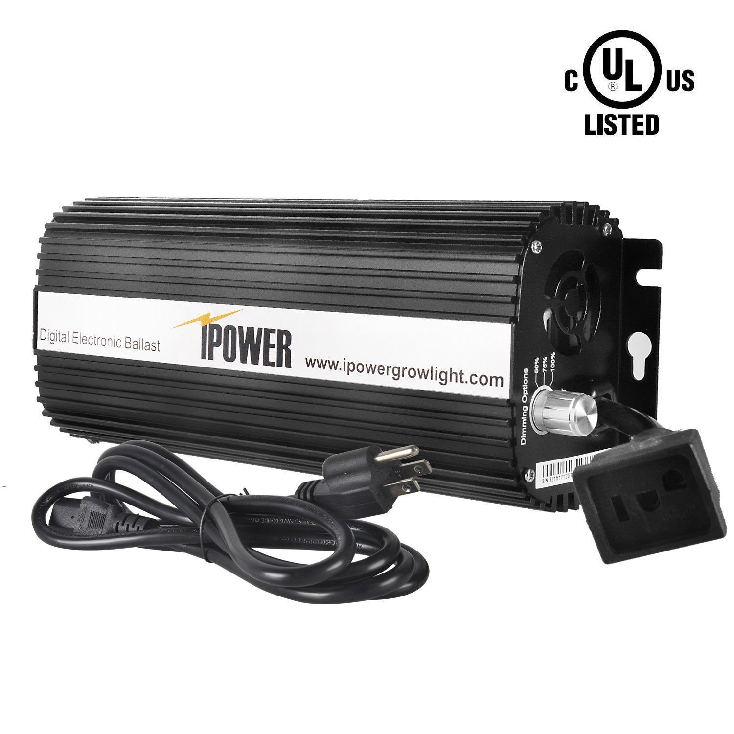 iPower 400W 600W 1000W Digital Dimmable Electronic Ballast for HPS MH Grow Light