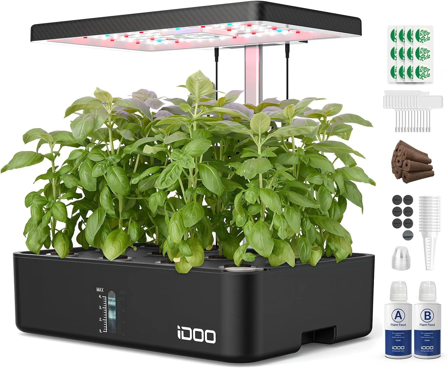 iDOO Mothers Day Gifts, Hydroponics Growing System Kit 12Pods, Indoor Herb Garde iDOO Mothers Day Gifts, Hydroponics Growing System Kit 12Pods, Indoor Herb Garde
