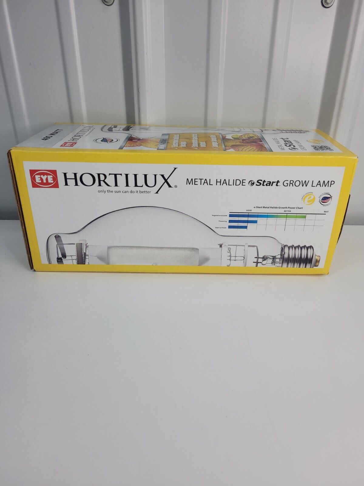 Hortilux e-Start 400 Watt MH 400HOR/HTL/ES Metal Halide Qty 1 NEW t8