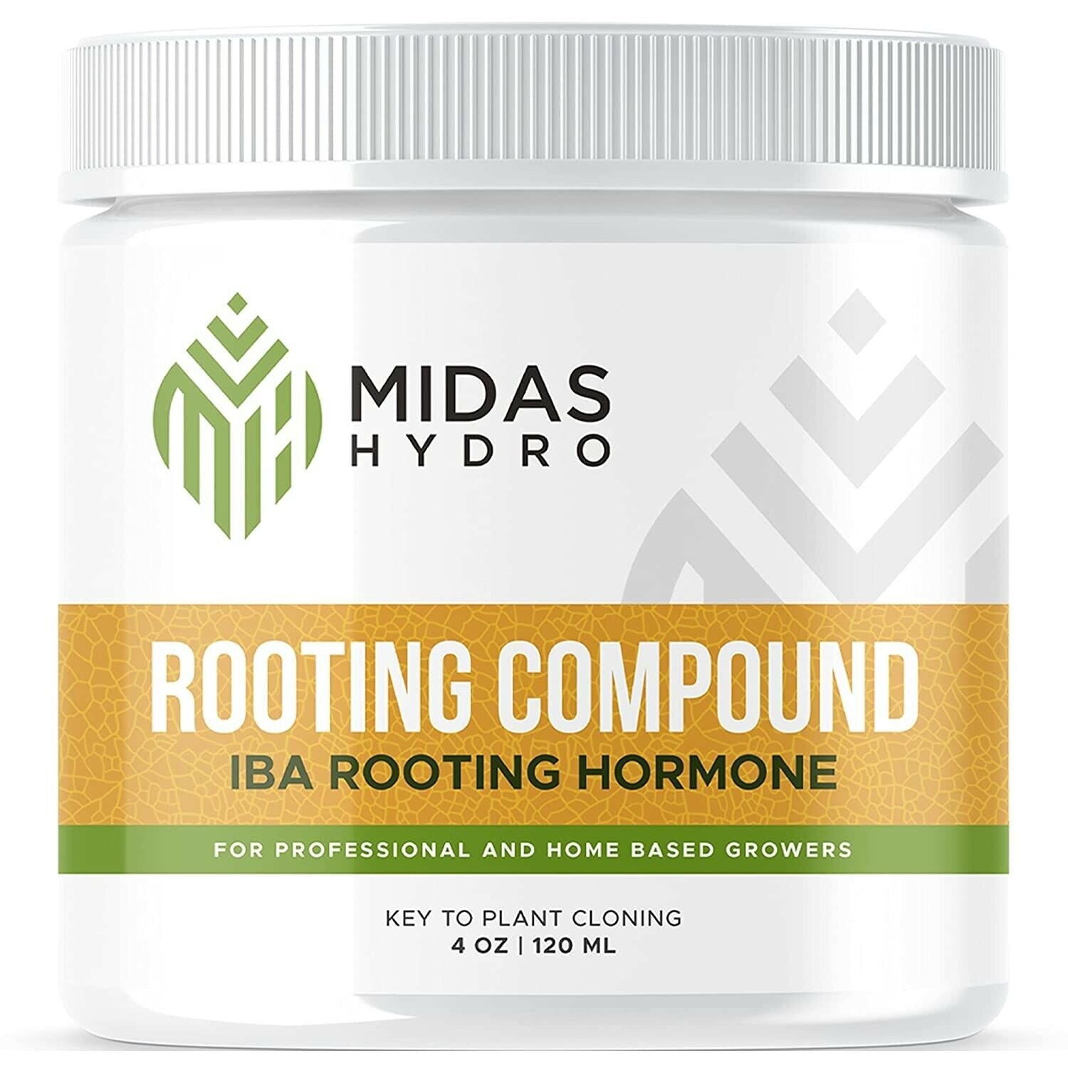 Rooting Gel IBA Rooting Hormone Strong Clone Cutting Midas Hydroponic 4 Ounce