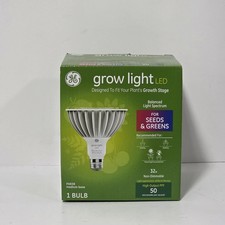 GE PAR38 LED Grow Light Bulb - Seeds & Greens Balanced Spectrum 32W 50 PPF picture