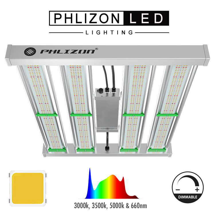 Phlizon Pro 2000W LED Grow Lights Sunlike Full Spectrum Samsungled Indoor Plants