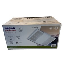 NuTone 765H80L 80 CFM Ceiling Bathroom Exhaust Fan with Light and 1300W Heater picture
