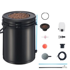 DWC Hydroponics Grow System Deep Water Culture with Top Drip 1 Bucket 5Gal picture