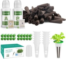 148 pcs Grow Anything Kit Hydroponic Accessories Seed Pods A&B Nutrient Refill picture