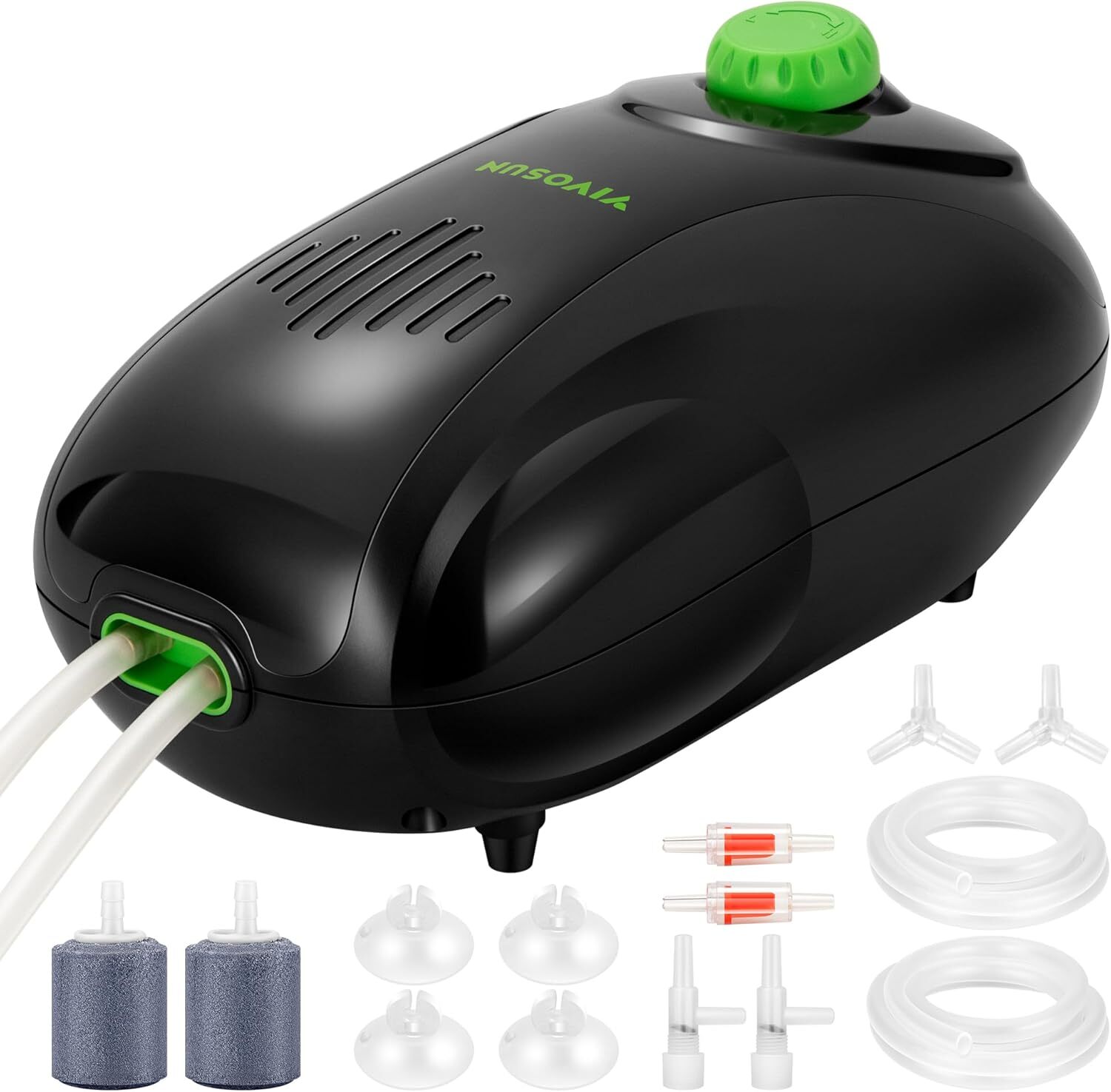 VIVOSUN 5W 160GPH Air Pump Kit Aquarium Aerator for 300 Gallons Fish Tank