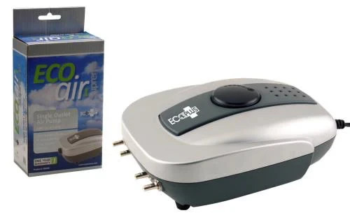 EcoPlus Supreme Air Pump 4 Outlet – 640 L/H (143 GPH) Quiet Hydroponic 8W