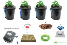 Deep Water Culture DWC Hydroponic System, 5 Gallon [Set of 4] picture