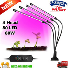 4 Heads LED Grow Light Plant Growing Lamp Light for Indoor Plants Full Spectrum picture
