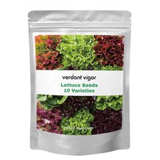 20,000+ Lettuce Seeds, Heirloom Vegetable Seed for Planting 10 Pack, Multi picture