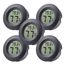 5 Pcs Mini LCD Digital Thermometer Hygrometer Humidity Temperature Gauge Monitor picture