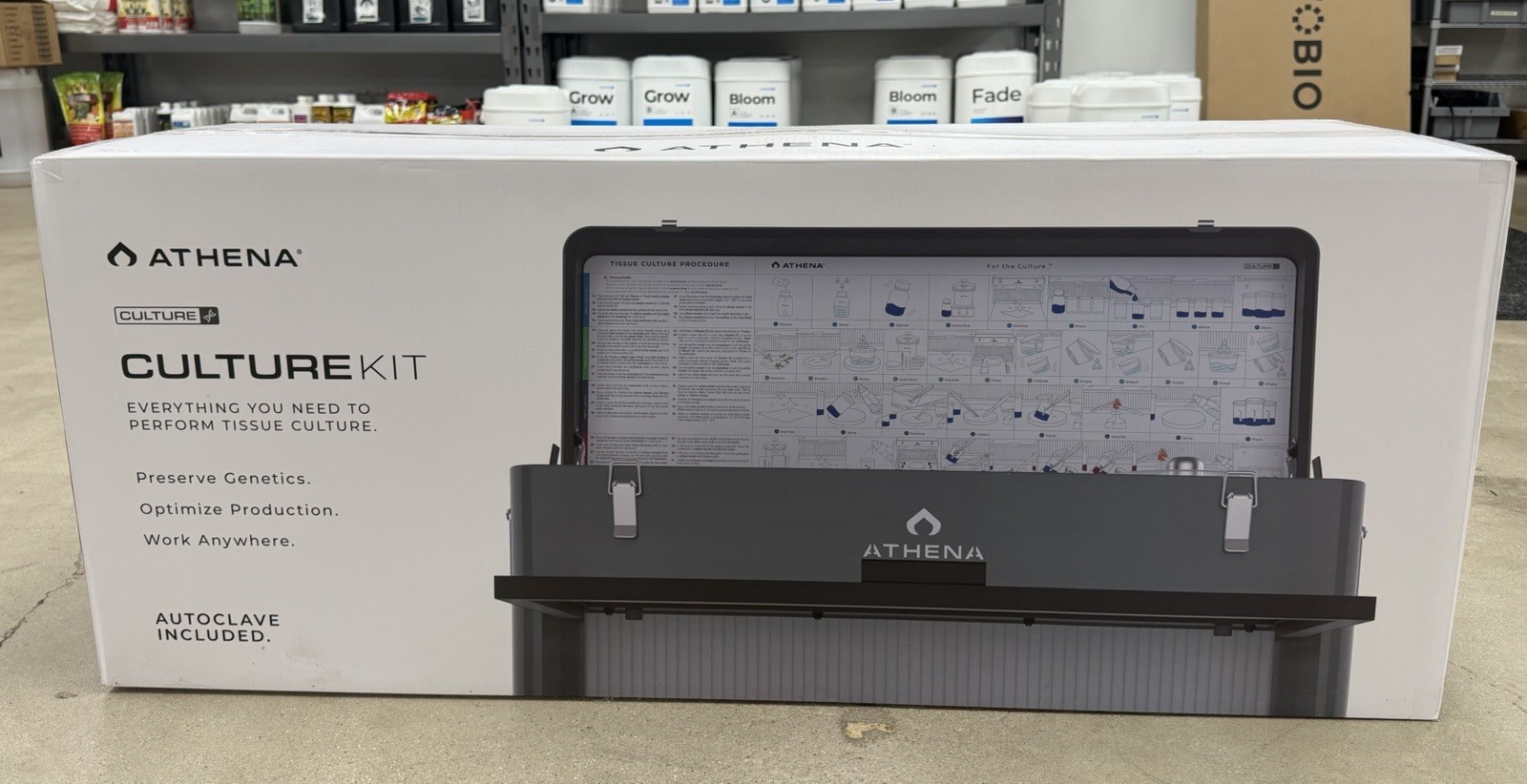 Athena Tissue Culture Cloning Kit with Flow Hood and Autoclave TC-KIT NEW