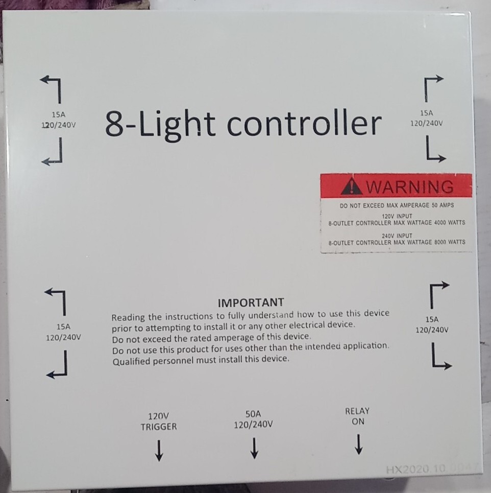 Grow Pro 8 Lighting Relay Controller Ballast Max 4000/8000W for Grow Light New