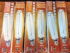 Lot of 6 Xtrasun 1000W HPS Grow Light Bulbs S52 Mogul Base - Boxed / Untested picture