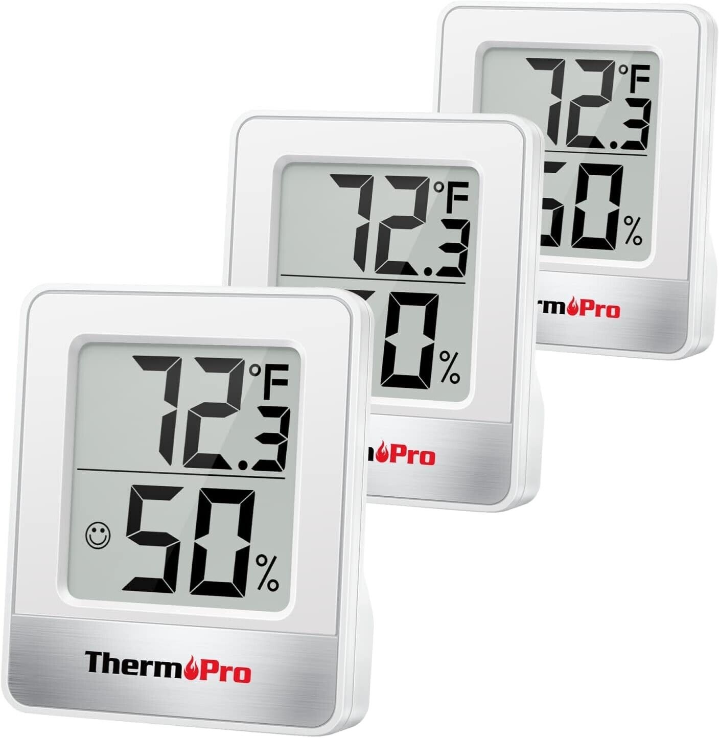 ThermoPro TP49 3-Pack Digital Hygrometer Indoor Thermometer Humidity Meter