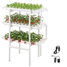 Uimoso  UPVC Hydroponic System Kit with 108 Planting Sites and Light Protection picture
