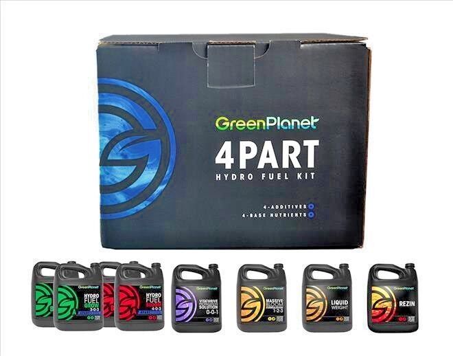Green Planet nutrients 4 part kit Grow veg flower hydro fuel premium 