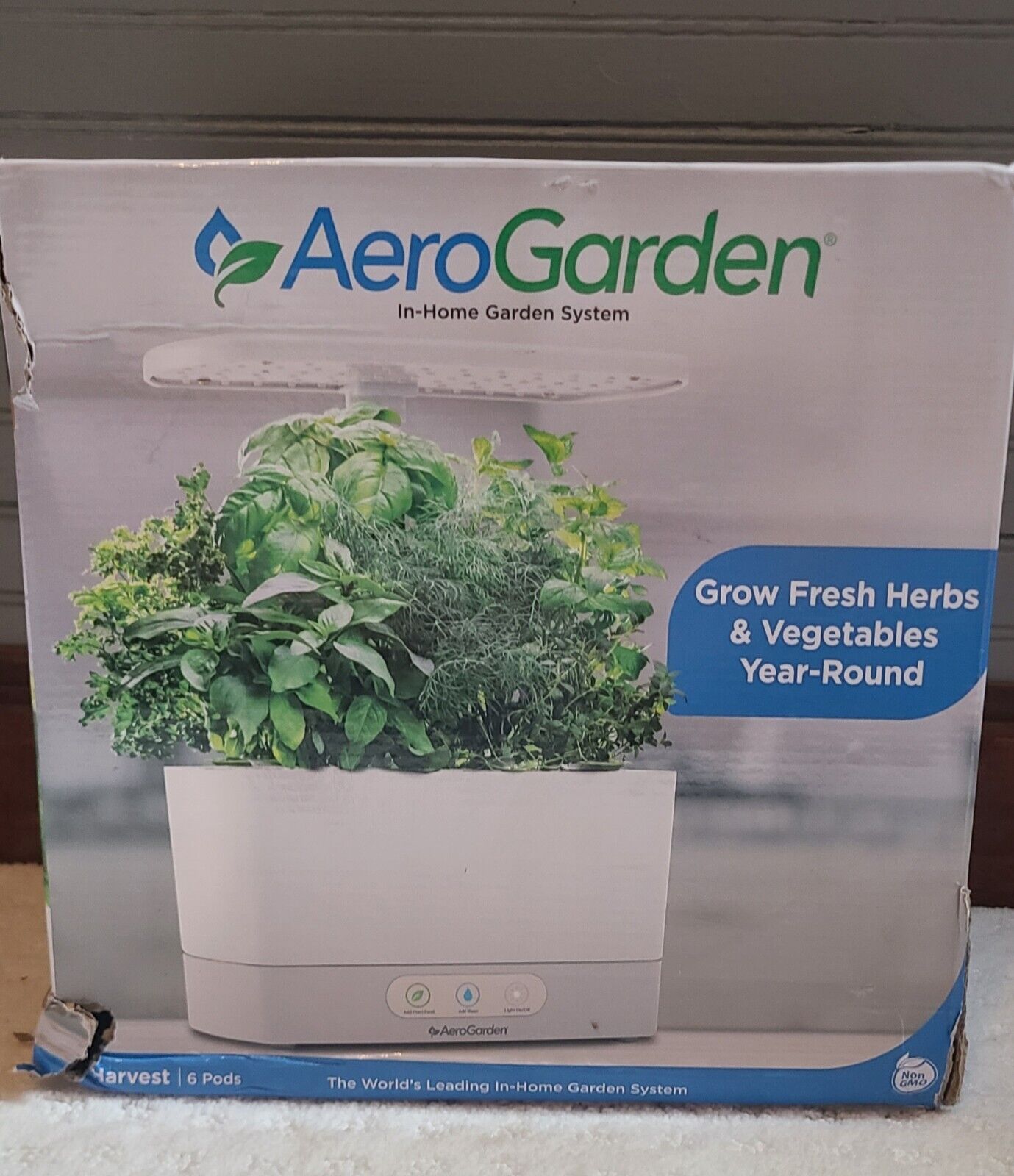 AeroGarden 100690 Harvest In Home Indoor Garden System Open Box