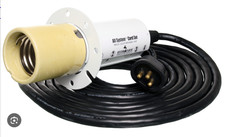 Bulk Lot of 8 Hydrofarm All System Vertical Cordset w/15' Cord CS5352 picture