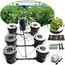 Hydroponics Grow System Kit 7 Bucket 5 Gallon Recirculating Deep Water Culture  picture
