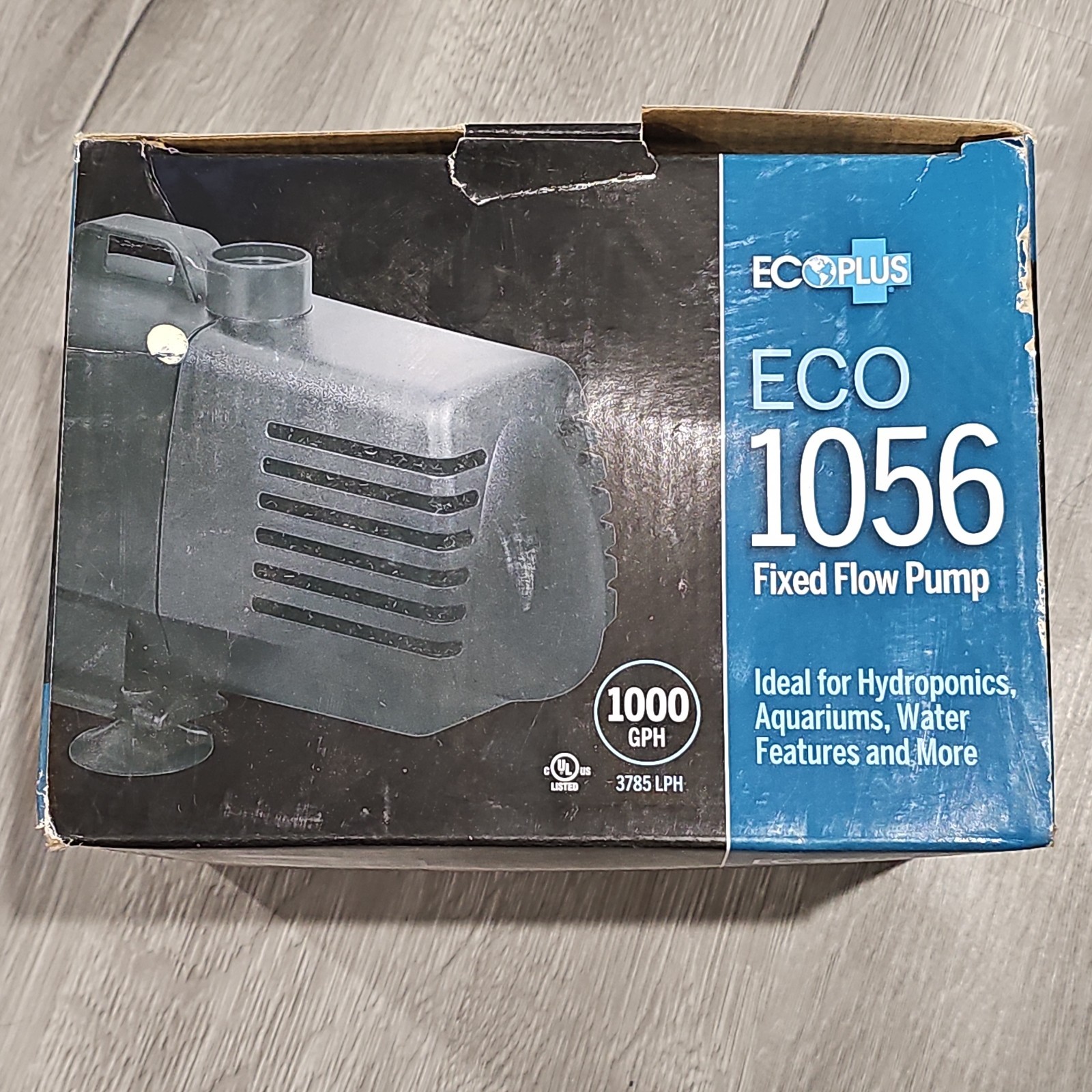EcoPlus Eco 1056 Fixed Flow Submersible/Inline Pump 1000 GPH