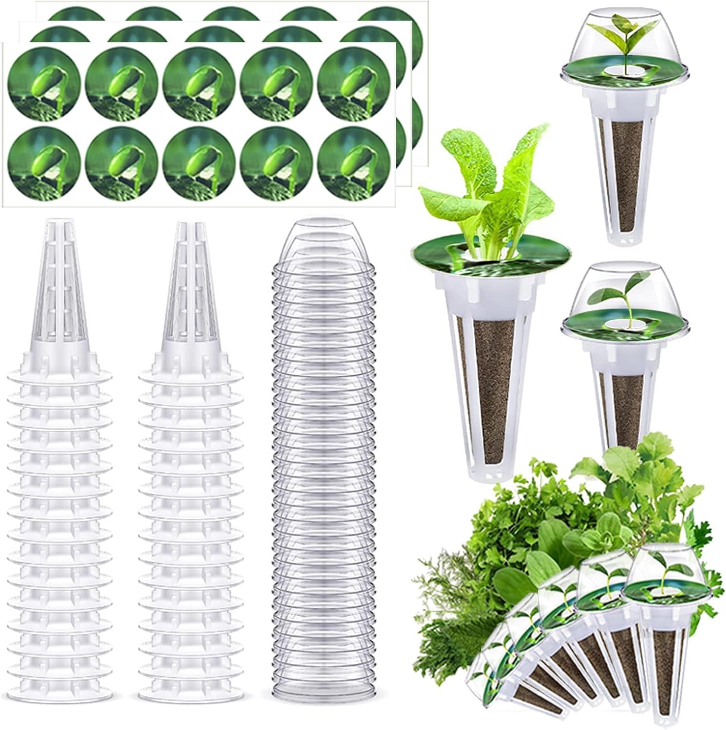 121pcs Hydroponic Pods Kit, Seed Pods Kit for Aerogarden,Grow Anything Kit 121pcs Hydroponic Pods Kit, Seed Pods Kit for Aerogarden,Grow Anything Kit