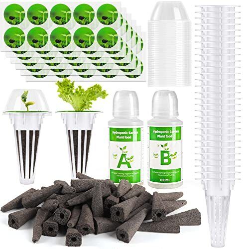 142 Pack Seed Pod Kit Compatible with AeroGarden Hydroponics Garden Accessor