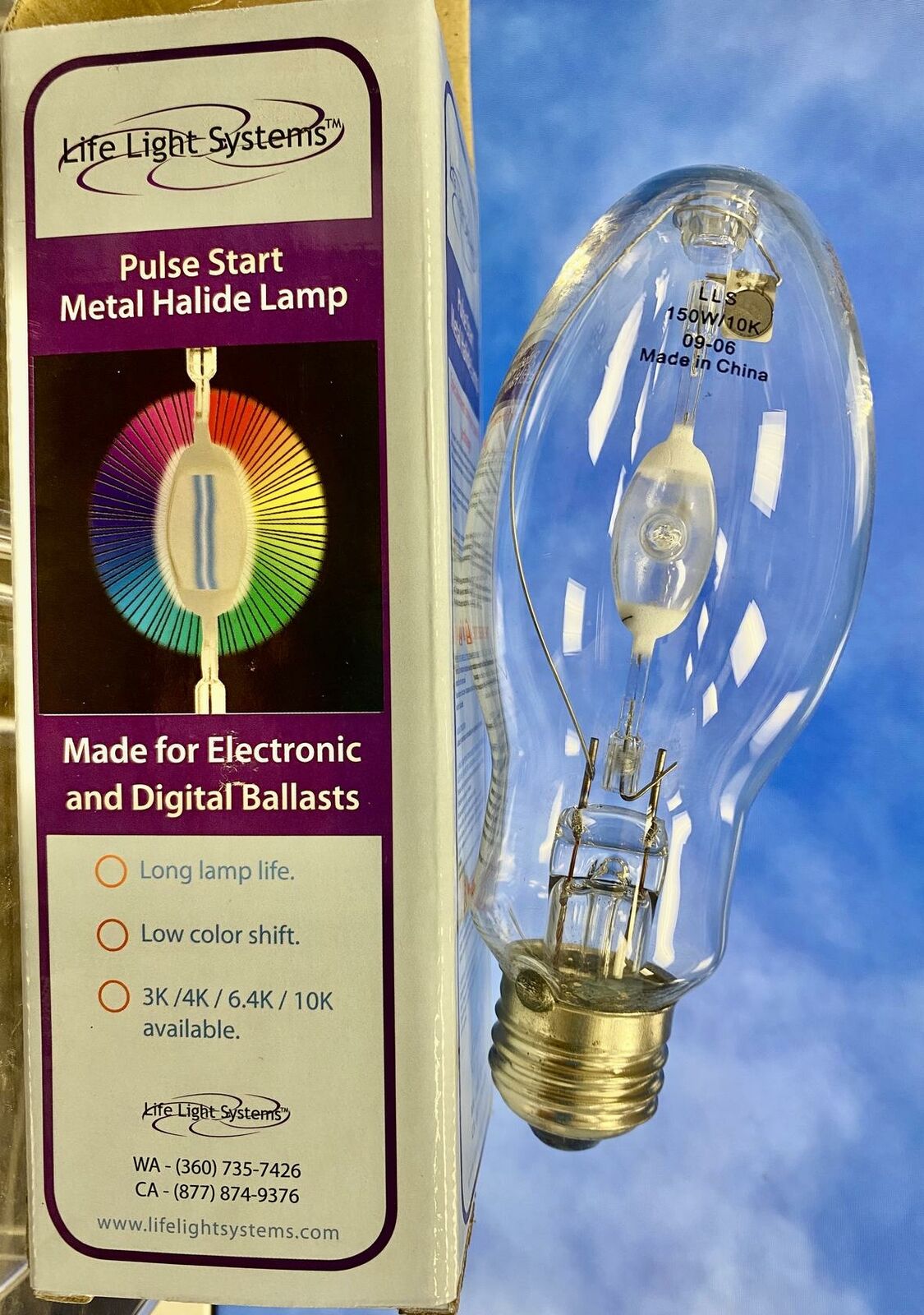 Life Light Pulse Start Metal Halide Lamp/Bulb SP/150 10K