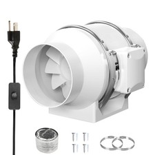 FONLIV  4 Inch Inline Duct Fan 280 CFM High Efficiency Ventilation Exhaust Fan picture