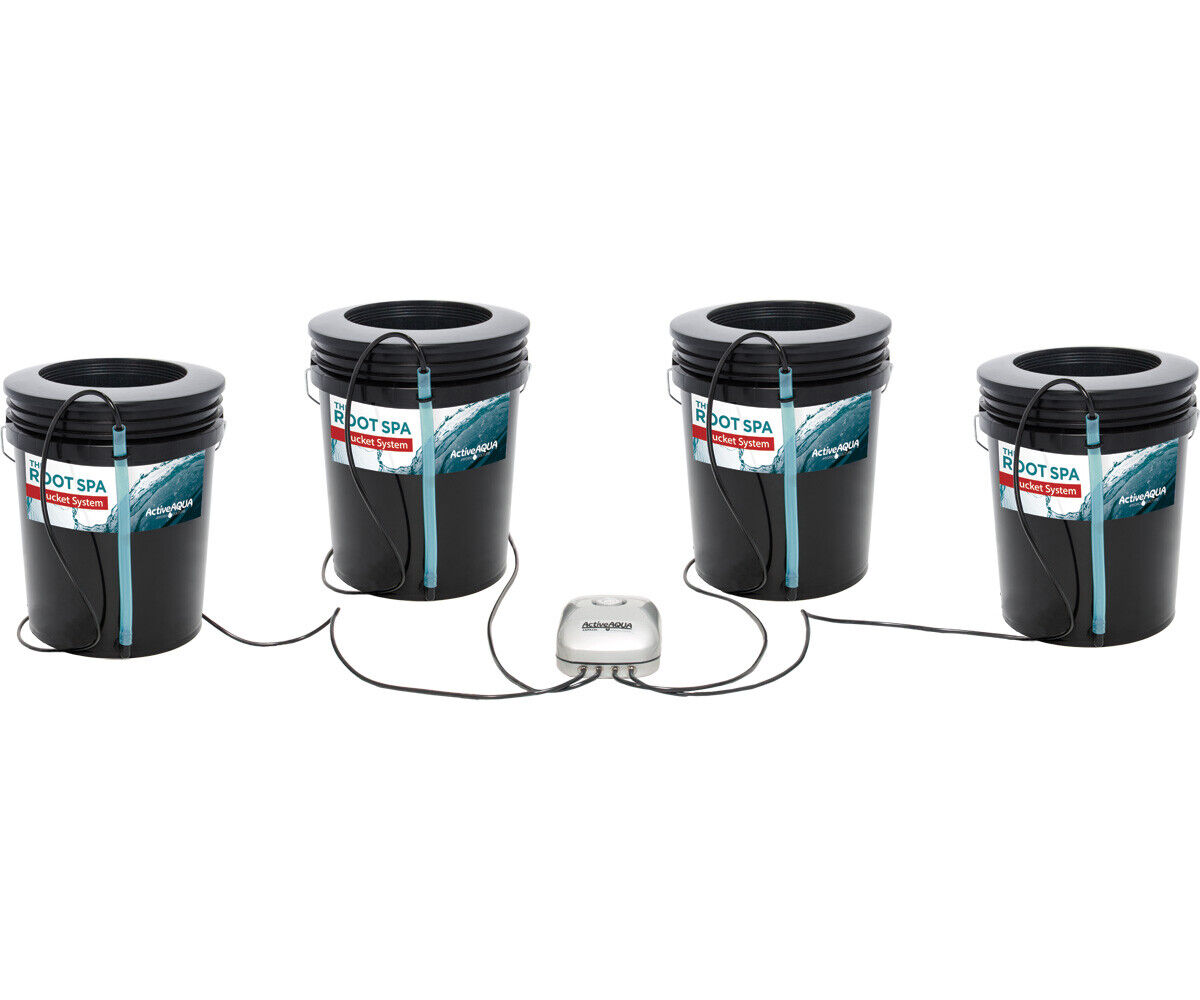 Active Aqua Root Spa 5-Gallon 4 Bucket Deep Water Culture System-SIMPLE/COMPLETE