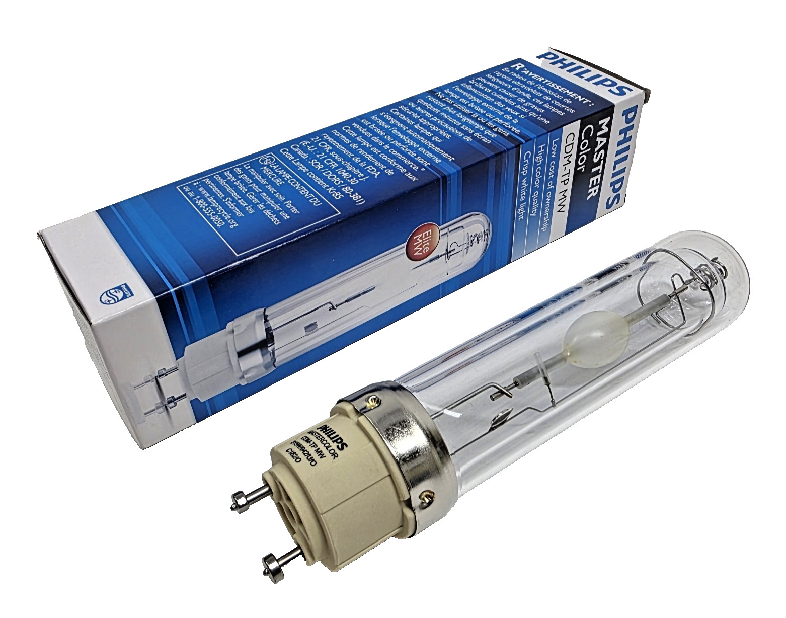PHILIPS 23809-7 Master Color CDM T12 EliteMW 315W/942/U/O Metal Halide Clear PHILIPS 23809-7 Master Color CDM T12 EliteMW 315W/942/U/O Metal Halide Clear