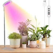 LED Grow Light for Indoor Plants with Stand UV& Full Spectrum Halo Growing Lamp picture
