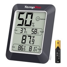 TempPro TP50W Digital Hygrometer Thermometer Indoor Humidity Gauge with Wellness picture