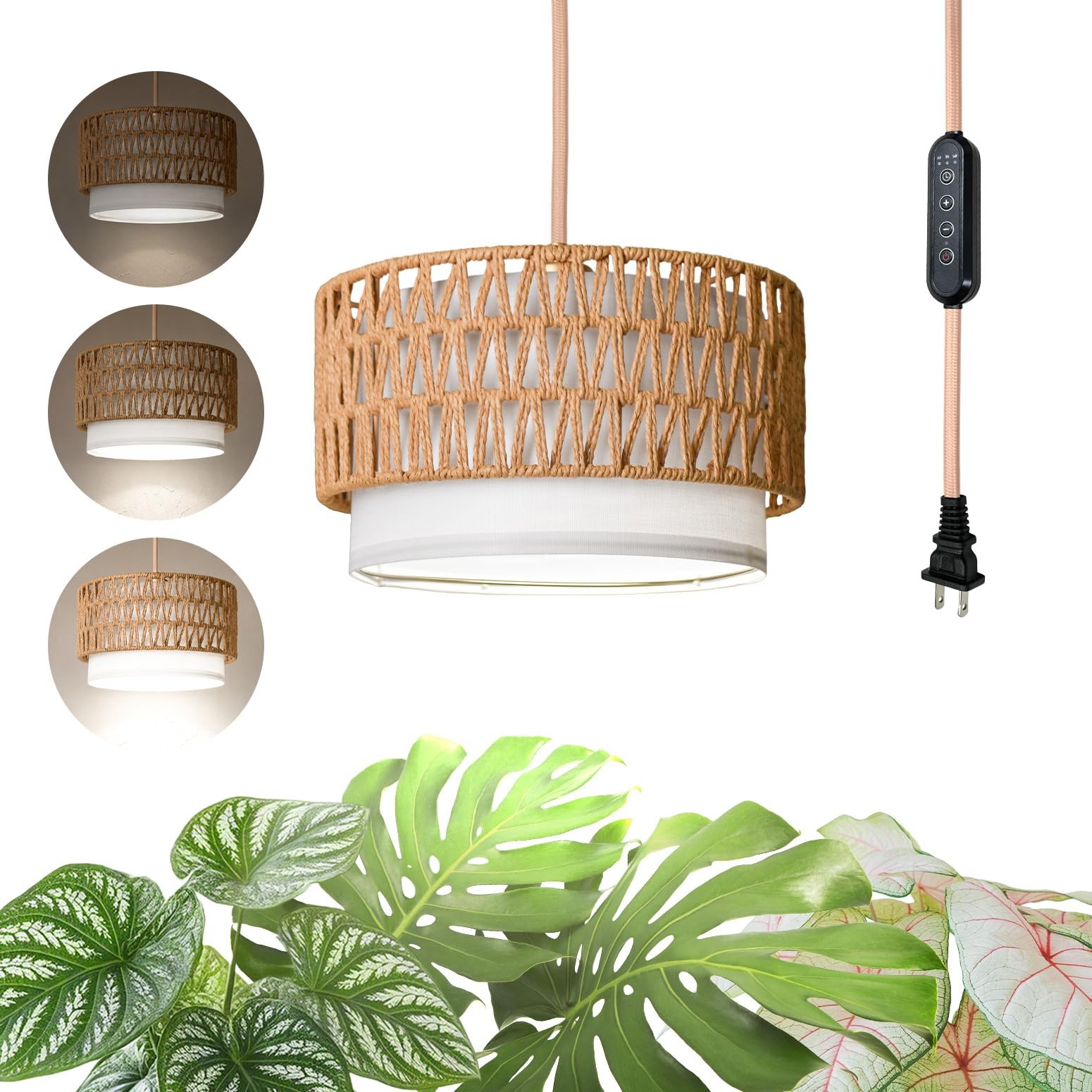 Bstrip Dimmable Hanging Grow Light for Indoor Plants