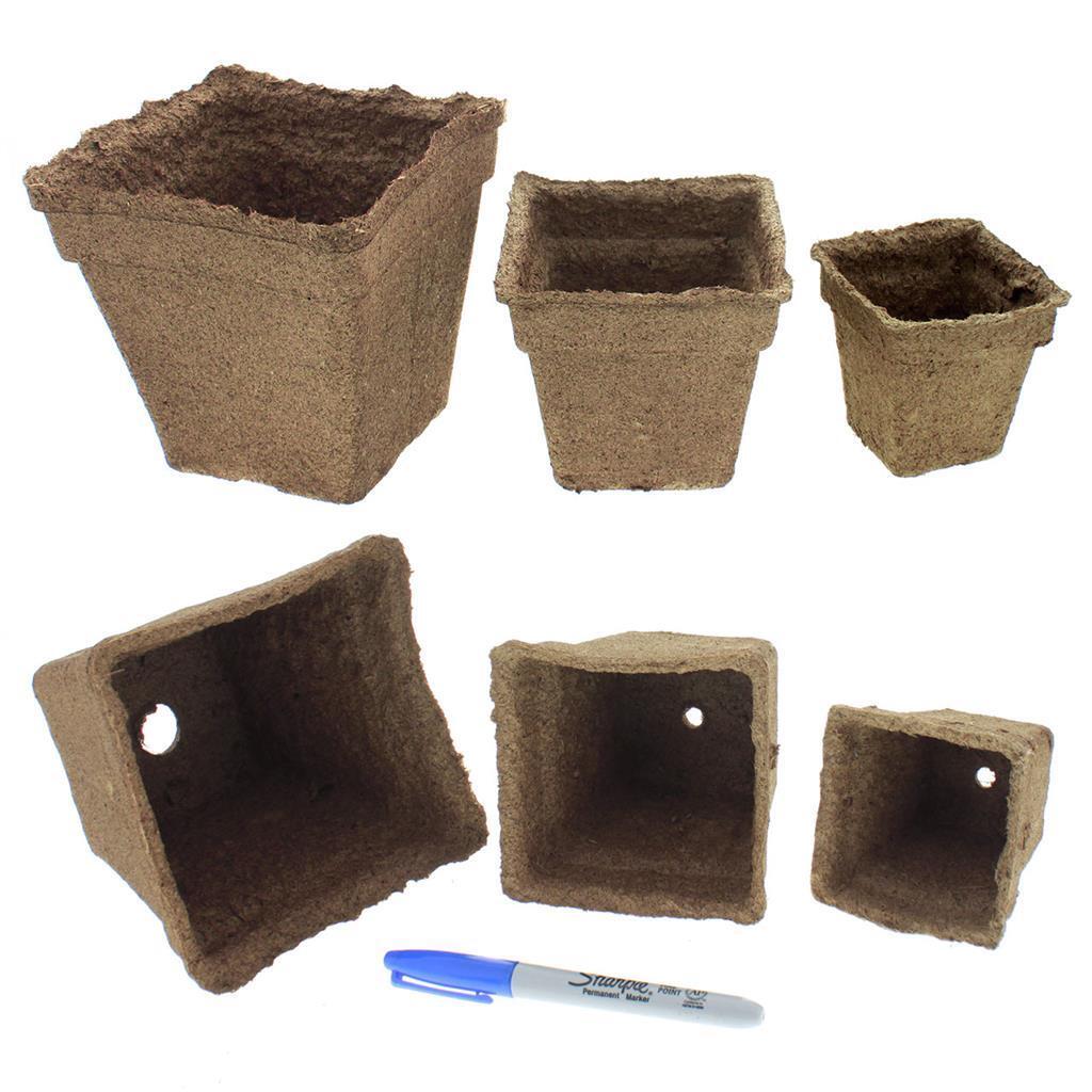 (Lot of 10 / 50 / 100) - Composted Cow Pots 3\