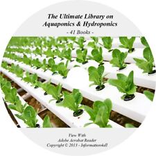 41 Books on CD, Ultimate Library on Aquaponics & Hydroponics, Soiless Garden How picture