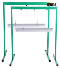 iPower 2-Pack 24W 2 Feet T5 Fluorescent Grow Light Stand Rack Set 6400K picture
