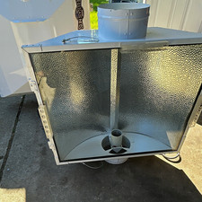 Sun System Air-Cooled Silver/White Metal Grow Light Reflector/Hood picture