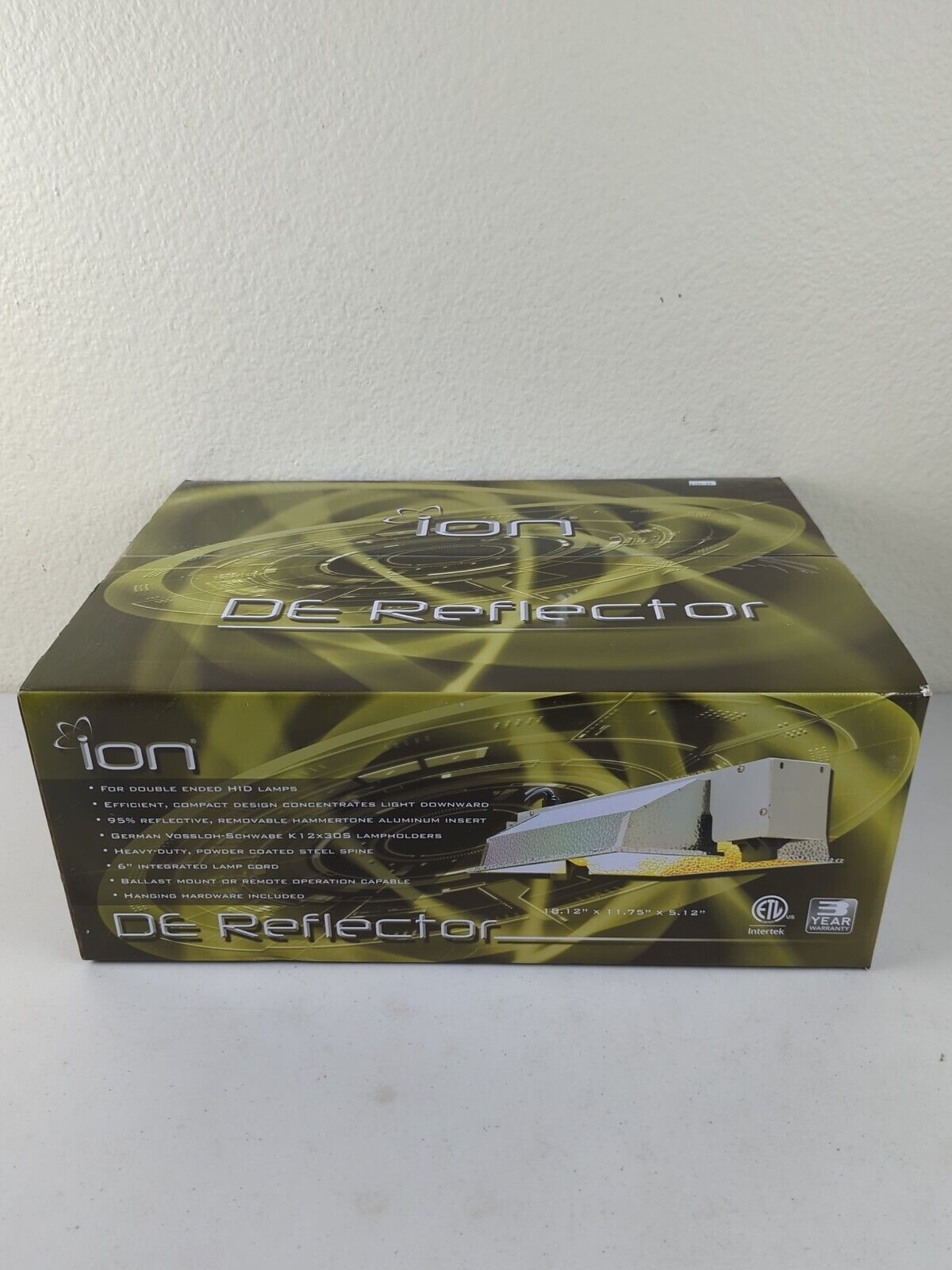 Ion DE Reflector Intertek Heavy Duty For Double Ended HID Lamps