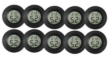 Mini Hygrometer Thermometer Round LCD Digital Humidity Gauge Temperature Monitor picture