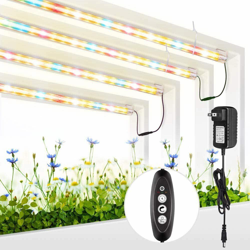 Led Grow Lamp Full Spectrum  with Timer Plant Lights Bar for Indoor Tent