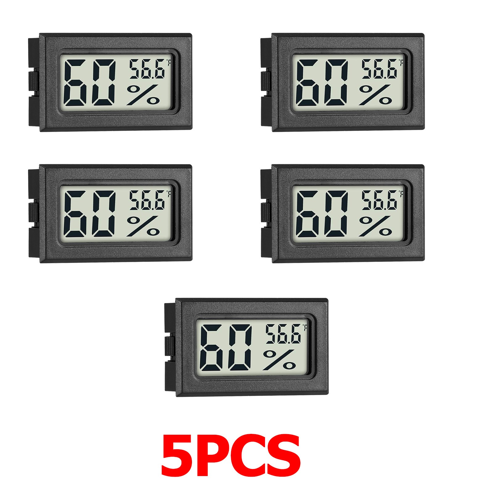 1-50 Pcs Mini Digital Indoor Thermometer Hygrometer Temperature Humidity Meter