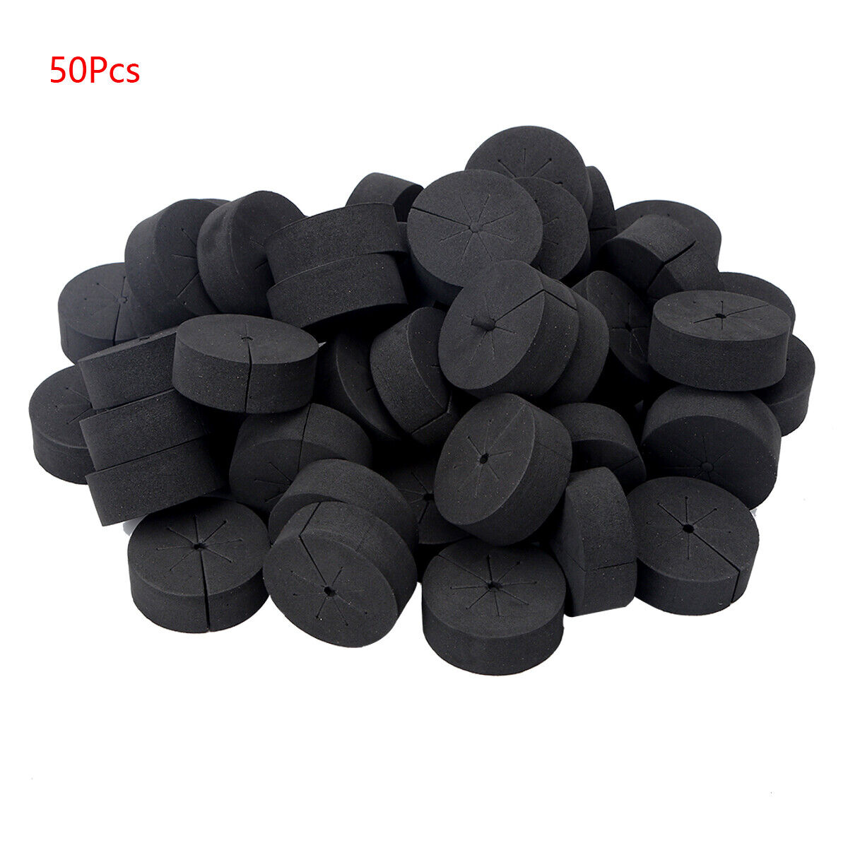 50 Pack Garden Clone Collars Inserts for Hydroponics Cloning,Plant Germination