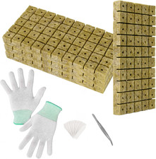 1 Inch Rockwool Cubes, Hydroponic Grow Media for Vigorous Plant Growth picture
