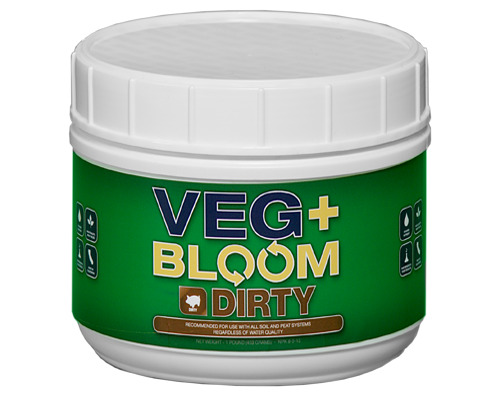 Veg+ Bloom Dirty, Formulated Nutrient Powder for Soil and Peat