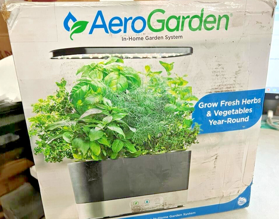 AeroGarden Harvest Home Garden System (Seeds Included)- (New Open Box)